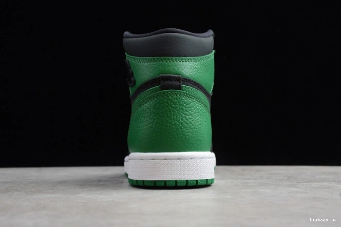 Jordan Green Retro High Black  555088-030 1 Pine 0809